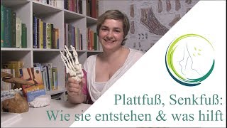 Fußgesundheit Senkfuß und Plattfuß erklärt podologinandrea [upl. by Blumenfeld253]