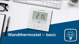 Produktvorstellung Wandthermostat  basic  Homematic IP [upl. by Mcgill]