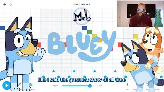 BLUEY on Chrome Music Lab [upl. by Nyliahs]