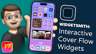 AMAZING WIDGET ALERT Interactive iPod Cover Flow from Widgetsmith [upl. by Ganley]