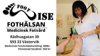 Medicinsk Fotvård Footwise Fothälsan i Västervik [upl. by Kcub]