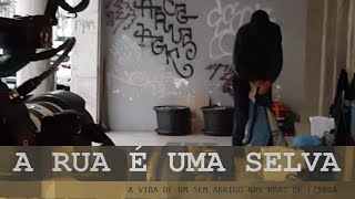 A Rua é uma Selva  A vida de um sem abrigo nas ruas de Lisboa curtadocumentário [upl. by Hsirahc]