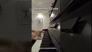 Ballade No2 Coda practice shorts chopin piano classicalmusic [upl. by Ochs]