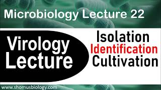 Virus isolation and purification  virology lecture 3 [upl. by Nomyad]