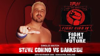 Steve Corino vs Darkside  International Singles Match [upl. by Yobybab]