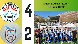 Bozburun Bld Spor 4  2 Fethiye 1923 SK I Muğla 1Amatör Küme B Grubu 3Hafta [upl. by Mann]