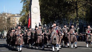 Armistice Day 2024 at the Cenotaph London [upl. by Reeba]