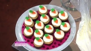 How to Make 50Calorie Carrot Cupcakes [upl. by Esiahc]