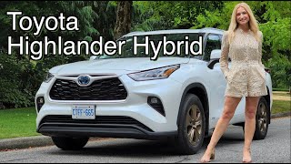 Toyota Highlander Hybrid review  Some nice updates for 2023 [upl. by Holcman193]