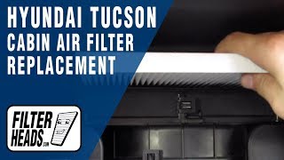 How to Replace Cabin Air Filter 2011 Hyundai Tucson  AQ1118 [upl. by Lainahtan722]