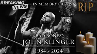 Famed German Wrestler “Bad Bones” John Klinger Passes Away At The Age Of 40 [upl. by Sinclare]