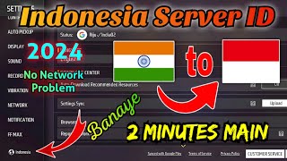 Free Fire Indonesia Server ID kaise Banaye  How to Create Indonesia Server ID in Free Fire [upl. by Greff806]