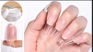 How to make nail glue Super easy with two household ingredients Really strong [upl. by Jannery]