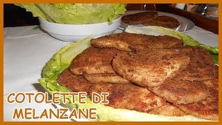 Cotolette di melanzane ripiene con formaggio e basilico  Le Ricette di Zio Roberto [upl. by Anurag]