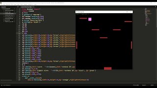 Tkinter python bouncing ball game get source code [upl. by Aribold]