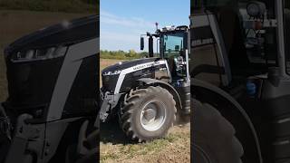 Le Massey Ferguson 8S black en action lors de notre dernier essai 😎tracteur agri masseyferguson [upl. by Arodal125]