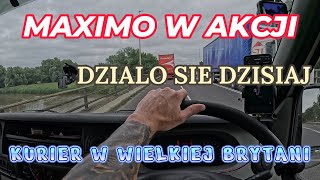 DZIALO SIE DZISIAJ  ZABIEGANY KURIER11 kurier vlog pracazagranica wielkabrytania imigracja [upl. by Kester]