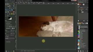 Create Facebook cover photo in GIMP aspect ratio [upl. by Paloma]