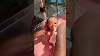 Newborn Spoon Feeding medical cutebaby viralvideo [upl. by Sucramaj]