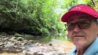 Cedarville Ohio  Indian Mound Park 90 degrees during hike Cool dem feet Bob [upl. by Eisak27]