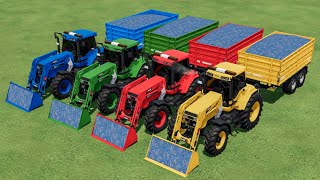 Colors Of Tractor Loader amp Tractor Loader In Fs22  Farming simulator 22 Fs22 Gameplay [upl. by Benji]