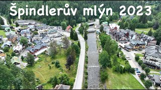 Špindlerův Mlýn 🇨🇿 Spindlermühle  Szpindlerowy Młyn  Summer 2023  DJI Mavic 3 [upl. by Anear112]