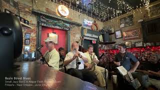 Small Jazz Band amp Alapar feat Richard Scott Beale Street Blues NOLA 2024 [upl. by Erving]