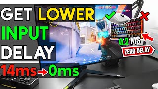 How To Lower INPUT DELAY In All GAMES amp Fix Latency🔧  Get 0 Input Delay 2024 Updated [upl. by Wystand]