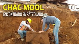 Arqueólogos presentan el Chac Mool encontrado en Pátzcuaro [upl. by Flosser868]