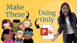 Create Your Own Clip Art Using POWERPOINT [upl. by Ecyoj]