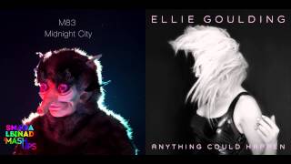 M83 vs Ellie Goulding  Anything Could Happen At Midnight [upl. by Sielen]