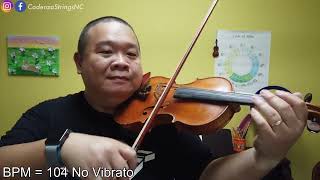 Menuet in G  ABRSM Grade 2 Violin Exam 20202023 A2 [upl. by Trometer269]