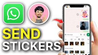 How To Send Stickers In WhatsApp  Full Guide [upl. by Ssew816]