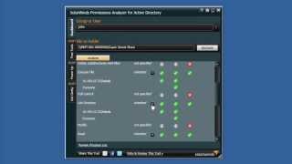See User amp Group Permissions with Free Permissions Analyzer for Active Directory [upl. by Atenaz]