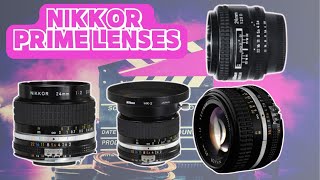 Nikkor Prime Lenses [upl. by Annirok]