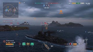 World of Warships Legends  Resistance Div Keeping Blue Team Afloat [upl. by Fusuy]