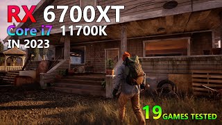 RX 6700 XT  Core i7 11700K  Test in 24 Games [upl. by Inessa]