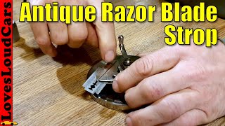 Antique Razor Blade Sharpener [upl. by Fryd681]