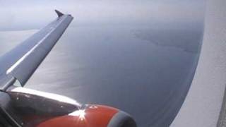 EasyJet A319 Takeoff at Belfast International Airport  Flight 490 [upl. by Elacsap]