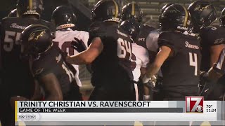 Blitz Game of the Week Trinity Christian vs Ravenscroft [upl. by Kilian]