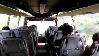 HRTC Volvo bus Interior Delhi to Manali [upl. by Lerred616]