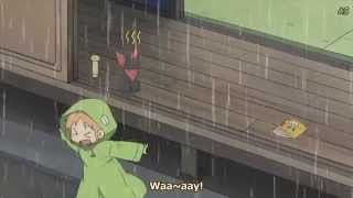 Hakase Goes In The Rain Nichijou [upl. by Bradleigh]