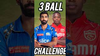 Jasprit Bumrah vs Kagiso Rabada 33 balls Battel Chellenge 😨 shorts [upl. by Adim]