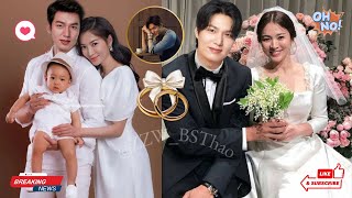 Song Hye Kyo and Lee Min Ho’s Surprise Wedding Photos Revealed in Seoul Korea [upl. by Hamitaf]