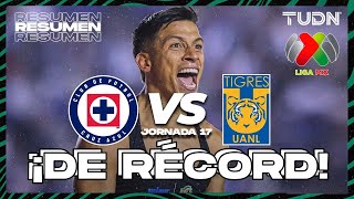 HIGHLIGHTS  Cruz Azul vs Tigres  Liga Mx AP2024  J16  TUDN [upl. by Eilla]