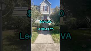 TH in Leesburg For Sale houseforsale jcfrealestate leesburg realtor [upl. by Aeriell170]