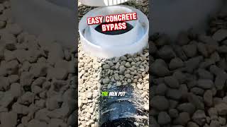 Dont Let Concrete Stop Your Drainage  Pro Drainage Tip [upl. by Alick]