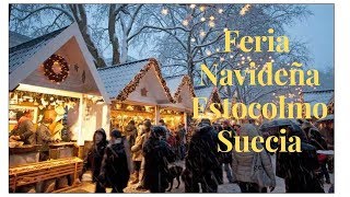 Así es la feria NAVIDEÑA en Skansen  Estocolmo Suecia [upl. by Nicolis]