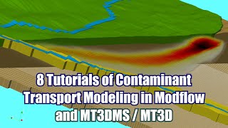 8 Tutorials of Contaminant Transport Modeling in Modflow and MT3DMS  MT3D [upl. by Teragramyram]