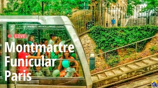 Montmartre Funicular The Easiest Way to Climb Up to SacréCœur 🇫🇷👍😊【4K】 [upl. by Sinnal]